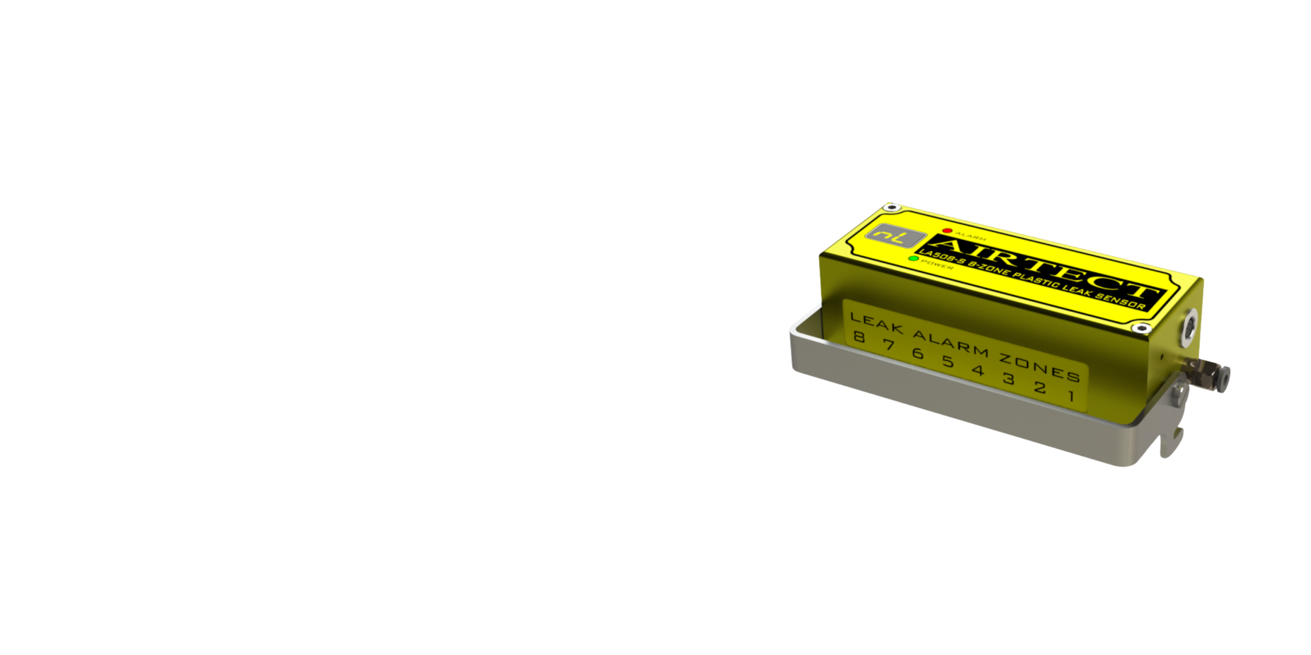 Detector AIRTECT de ocho zonas para fugas de plástico.